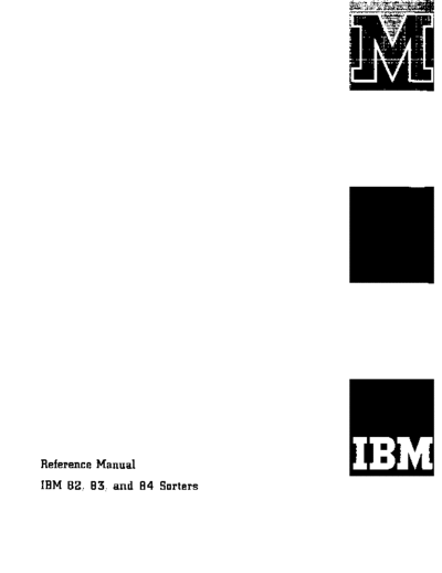 IBM A24-1034-1 82-83-84 sorters  IBM punchedCard Sorter A24-1034-1_82-83-84_sorters.pdf