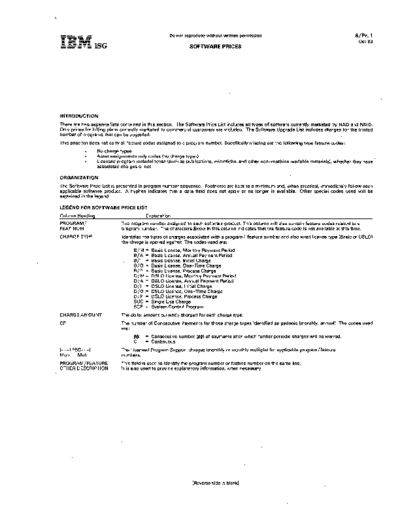 IBM 07 Software Prices  IBM serviceForConsultants Service_For_Consultants_198312_Complete 07_Software_Prices.pdf