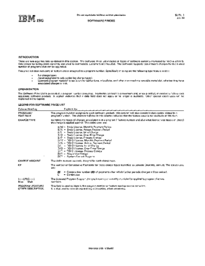 IBM 198401 04 Software Prices  IBM serviceForConsultants Service_For_Consultants_198401 198401_04_Software_Prices.pdf