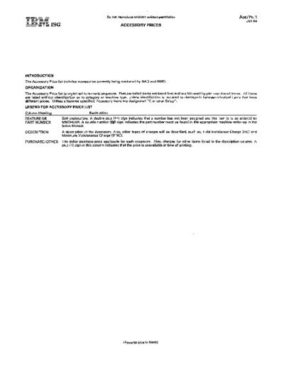 IBM 198401 06 Accessory Prices  IBM serviceForConsultants Service_For_Consultants_198401 198401_06_Accessory_Prices.pdf