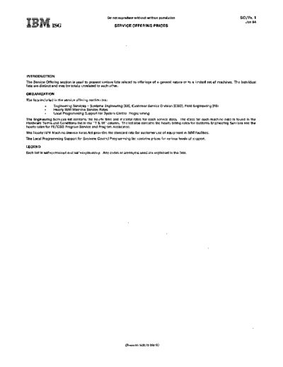 IBM 198401 08 Service Offering Prices  IBM serviceForConsultants Service_For_Consultants_198401 198401_08_Service_Offering_Prices.pdf