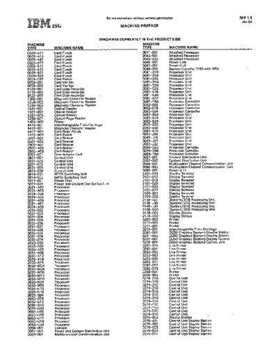 IBM 198401 09 Machine Preface  IBM serviceForConsultants Service_For_Consultants_198401 198401_09_Machine_Preface.pdf