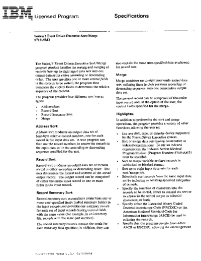 IBM GL23-0015-4 Series 1 Sort 5719-SM2  IBM series1 brochures GL23-0015-4_Series_1_Sort_5719-SM2.pdf