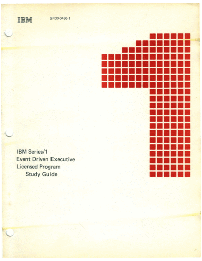 IBM SR30-0436-1 Event Driven Executive Study Guide Sep80  IBM series1 edx SR30-0436-1_Event_Driven_Executive_Study_Guide_Sep80.pdf