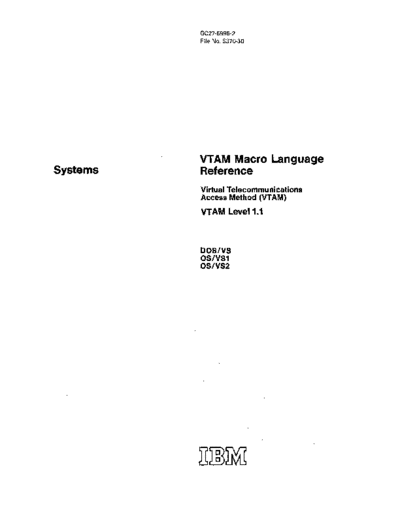IBM GC27-6995-2_VTAM_Macro_Language_Reference_Dec74  IBM sna vtam GC27-6995-2_VTAM_Macro_Language_Reference_Dec74.pdf