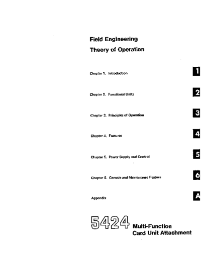 IBM SY31-0253-0 5424 MultiFunction Card Unit FETOM Dec69  IBM system3 fe SY31-0253-0_5424_MultiFunction_Card_Unit_FETOM_Dec69.pdf