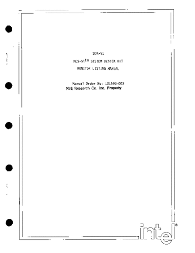 Intel sdk-51 monitor listing 121590-003  Intel 8051 SDK-51 sdk-51_monitor_listing_121590-003.pdf