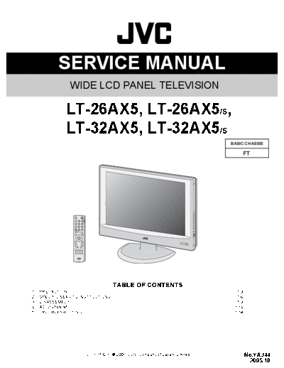 JVC JVC FT LT-26AX5 LCD TV [SM]  JVC Monitor JVC_FT_LT-26AX5_LCD_TV_[SM].pdf
