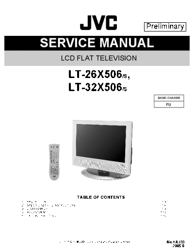 JVC JVC FU LT-26X506 LCD TV [SM]  JVC Monitor JVC_FU_LT-26X506_LCD_TV_[SM].pdf