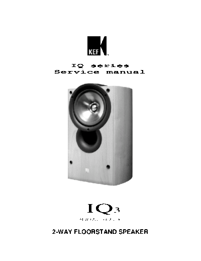 KEF hfe kef iq3 service en  KEF Audio IQ3 hfe_kef_iq3_service_en.pdf
