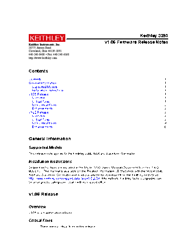 Keithley 3390 Release notes rev1 06  Keithley 3390 fw 3390 Release notes rev1_06.pdf