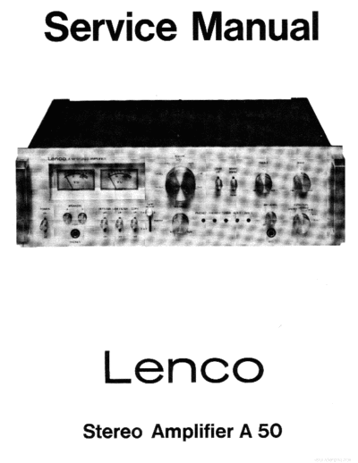 LENCO hfe   a-50 service  LENCO Audio A-50 hfe_lenco_a-50_service.pdf