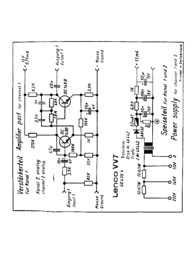 LENCO lenco vv7 riaa schematic  LENCO Audio VV7 lenco_vv7_riaa_schematic.pdf