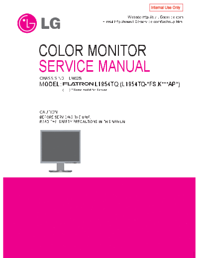 LG L1954TQ  LG Monitors L1954TQ L1954TQ.pdf