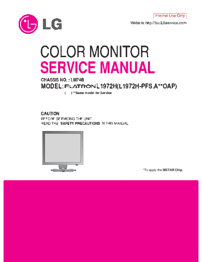 LG L1972H  LG Monitors LM74B chassis L1972H.pdf