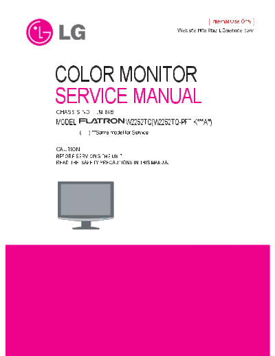 LG W2252TQ .pdf SERVIC MAN  LG Monitors W2252TQ W2252TQ_.pdf SERVIC MAN.pdf