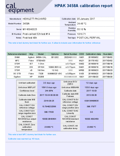 Agilent Final CR 3458B R174 JAN 5 2017  Agilent 3458A u2 cal Final_CR_3458B_R174_JAN_5_2017.pdf