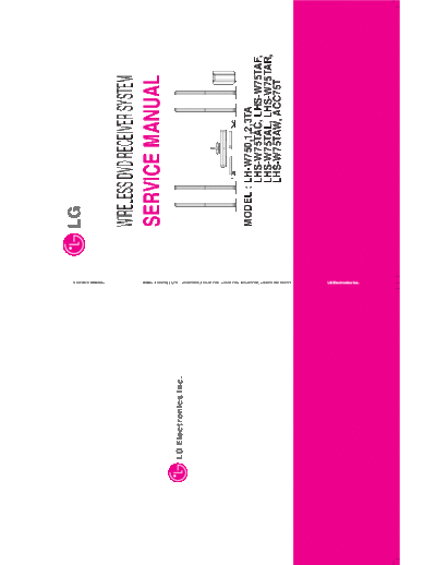 LG LH-W750TA Service Manual  LG Audio LH-W750TA LH-W750TA Service Manual.pdf