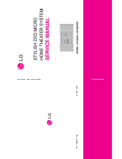 LG LX-D2640 Service Manual  LG Audio LX-D2640 LX-D2640 Service Manual.pdf