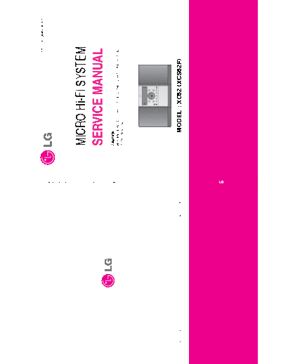 LG XC62 Service Manual  LG Audio XC62 XC62 Service Manual.pdf