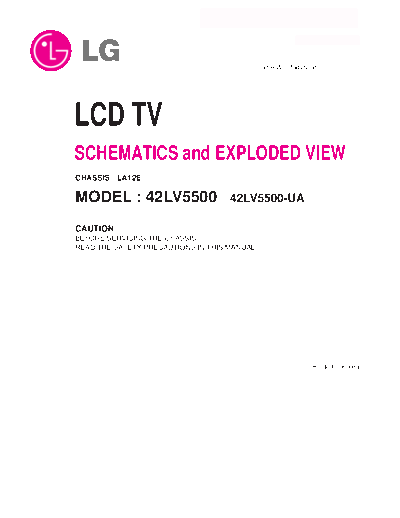 LG lg 42lv5500-HASSIS- LA12E  LG LCD 42LV5500-UA  Chassis LA12E lg_42lv5500-HASSIS- LA12E.pdf