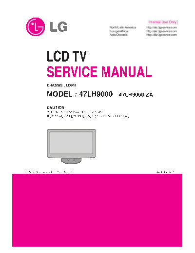 LG LG 47LH9000 za Chassis LD91I sm  LG LCD 47LH9000 ZA CHASSIS LD91I LG_47LH9000_za_Chassis_LD91I_sm.pdf