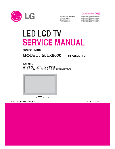 LG 55LX6500 - Service Manual  LG LCD 55LX6500 55LX6500 - Service Manual.pdf