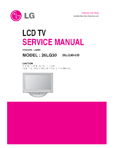 LG LG LA85D 26LG30 lcd  LG LCD 26LG30, Chassis LA85D LG LA85D 26LG30 lcd.pdf