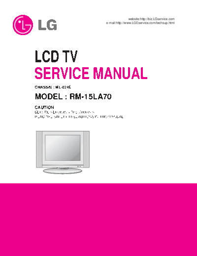 LG lg ml024e chassis rm15la70 lcd tv sm 447  LG LCD LG ML024E CHASSIS RM15LA70 LCD TV lg_ml024e_chassis_rm15la70_lcd_tv_sm_447.pdf