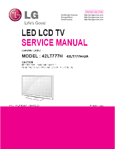 LG LG+42LT777H+LA2FZ  LG LED 42LT777H chassis LA2FZ LG+42LT777H+LA2FZ.pdf