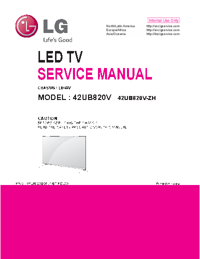 LG LG+42UB820V-ZH+Chassis+LD48V  LG LED 42UB820V-ZH  chassis LD48V LG+42UB820V-ZH+Chassis+LD48V.pdf