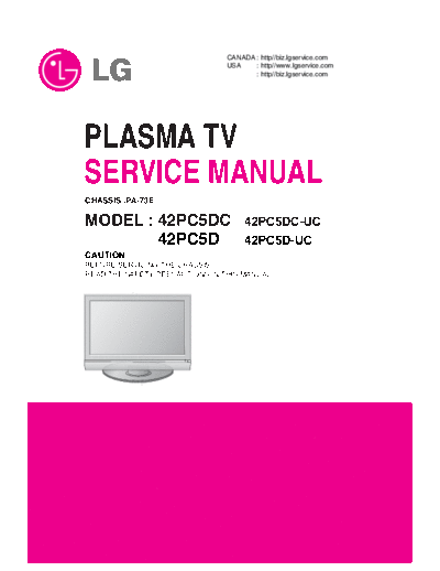 LG LG  PDP 42PC5D-42PC5DC-UC  LG Plasma 42PC5D LG  PDP 42PC5D-42PC5DC-UC.pdf