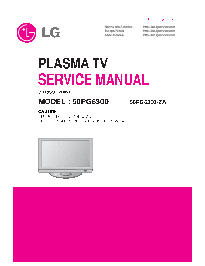 LG LG+50PG6300-Chassis+PD85A  LG Plasma 50PG6300 Chasis PD85A LG+50PG6300-Chassis+PD85A.pdf