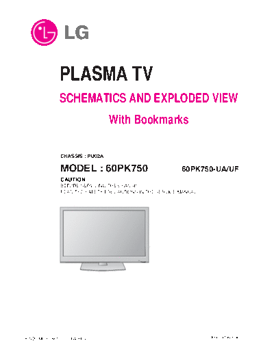 LG lg 60pk750 chassis pu02a panel 60r1 exploded sch  LG Plasma 60PK750 chassis PU02A lg_60pk750_chassis_pu02a_panel_60r1_exploded_sch.pdf