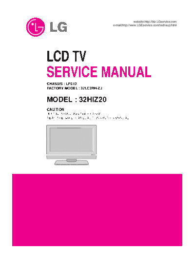 LG service  LG Plasma 32LC2R service.pdf