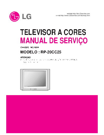 LG RP-20CC25 MC-059A  LG TV RP-20CC25, MC-059A RP-20CC25_MC-059A.pdf