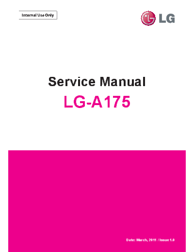 LG A175 SVC ENG 110309  LG TEL A175 A175_SVC_ENG_110309.pdf