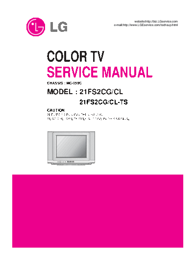 LG 21FS2CL Service Manual  LG TV 21FS2CG 21FS2CL Service Manual.pdf