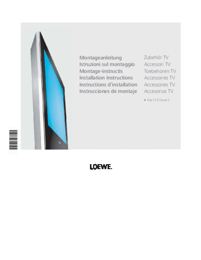 Loewe 31876 001 Flat-F-Stand 2 23 05 05   Loewe Assembly_Instructions 63495A00_Flat TV F-Stand 2 31876_001_Flat-F-Stand 2_23_05_05_.pdf