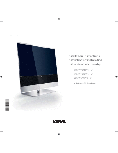 Loewe 34159 000 Stand Reference Floor Panel  GB F E 07 07 11  Loewe Assembly_Instructions 68482B00_Floor Panel Reference 34159_000_Stand Reference Floor Panel _GB_F_E_07_07_11.pdf