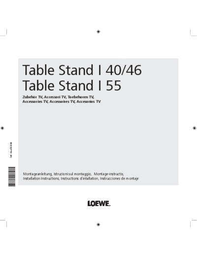 Loewe 34485 000 Table Stand ohne Lsp  DRUCK 26 03 10  Loewe Assembly_Instructions 69464C00_Table Stand I 55 34485_000_Table Stand ohne Lsp _DRUCK_26_03_10.pdf