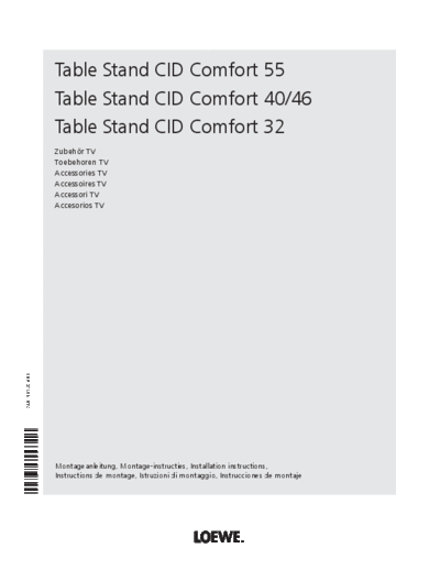 Loewe 35120 TableStand CID Comfort 32 40-46-55 120601 net  Loewe Assembly_Instructions 71384B00_Table Stand CID Comfort 40_46 35120_TableStand_CID Comfort_32_40-46-55_120601_net.pdf