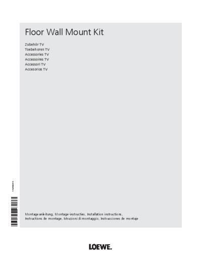 Loewe 35483000 floor wall mount kit 121219 net  Loewe Assembly_Instructions 71880B00_Floor_Wall_Mount_Kit 35483000_floor_wall_mount_kit_121219_net.pdf