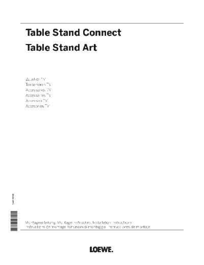 Loewe 36415000 AI Table Stand Connect Art 1l 140924  Loewe Assembly_Instructions 72179B80_Table_Stand_Art_55 36415000_AI_Table_Stand_Connect_Art_1l_140924.pdf