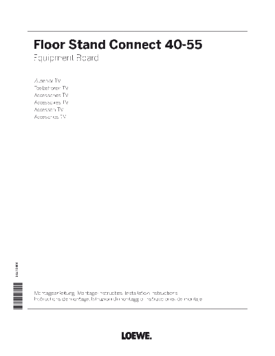 Loewe 36416000 AI Floor Stand Connect 1l 140917  Loewe Assembly_Instructions 72118B00_Floor_Stand_Connect_40-55 36416000_AI_Floor_Stand_Connect_1l_140917.pdf