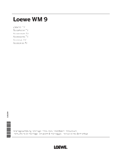 Loewe 36852000 WM 9 1l 170412  Loewe Assembly_Instructions 72895x00_WM_9.55 36852000_WM_9_1l_170412.pdf