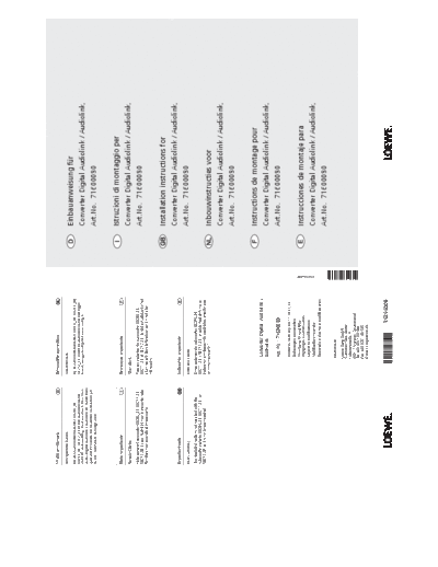 Loewe 35356000 Converter Digital Audiolink Audiolink 71600080  12 12 05 .indd  Loewe Installation_instructions 71600080 Converter Digital Audiolink Audiolink 35356000_Converter Digital Audiolink Audiolink 71600080__12_12_05 .indd.pdf