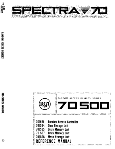 RCA 70-06-500 70-500 RandomAccessDevicesSeries Nov67  RCA spectra70 periph 70-06-500_70-500_RandomAccessDevicesSeries_Nov67.pdf