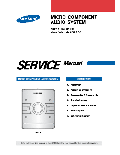 Samsung MMA24REDC ET-SB-EX-SI 1423567445  Samsung Audio MM-A24 MMA24REDC_ET-SB-EX-SI_1423567445.pdf