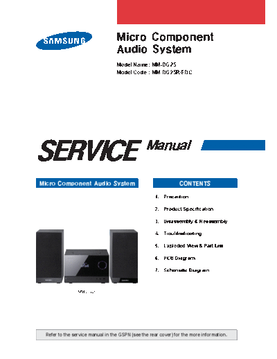 Samsung MMDG25REDC ET-SB-EX-SI 1321881129  Samsung Audio MM-DG25 MMDG25REDC_ET-SB-EX-SI_1321881129.pdf
